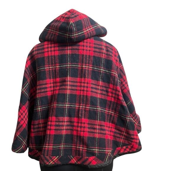 Pendleton virgin wool plaid cape - Picture 3 of 6